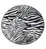 Vaip Conceptum Hypnose Zebra 882CHL1308, 140 x 140 cm, valge/must