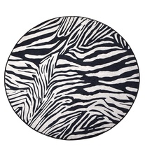 Vaip Conceptum Hypnose Zebra 882CHL1308, 140 x 140 cm, valge/must