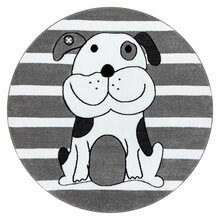 Vaip Hakano Tinies Puppy, 160 x 160 cm, valge/hall