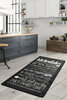 Vaip Conceptum Hypnose Kitchen Black, 140 x 190 cm