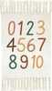 Laste vaip Home Styling Collection Numbers, 60 x 90 cm, mitmevärviline