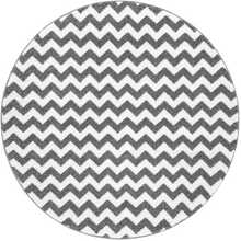 Vaip Hakano Esmea Zigzag, 140 x 140 cm, valge/hall