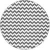 Vaip siseruumidesse Hakano Esmea Zigzag, 100 x 100 cm, valge/hall