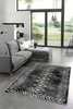 Vaip Conceptum Hypnose W1050 213HFT1456, 80 x 120 cm, valge/must