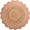 Vaip sise Douceur D`Interieur Flower Rosaly, 90 x 90 cm, roosa/pruunikas