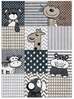 Vaip siseruumidesse Hakano Beo Pets, 170 x 120 cm, valge/hall/pruun