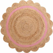 Vaip sise Douceur D`Interieur Flower Rosaly, 90 x 90 cm, roosa/pruunikas