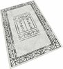 Vaip Conceptum Hypnose W1051 213HFT1464, 100 x 60 cm, valge/must