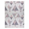 Vaip Hakano Vinea Geometric 2, 170 x 120 cm, kreemikas/roosa