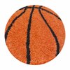 Laste vaip Ayyildiz Fun Basketball 1201206002, 120 x 120 cm, must/oranž