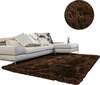 Vaip Strado Shaggy, 300 x 200 cm, tumepruun