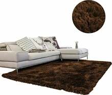 Vaip Strado Shaggy, 300 x 200 cm, tumepruun