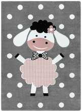 Vaip Hakano Tinies Dolly, 170 x 120 cm, valge/hall/roosa