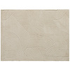 Vaip Homcom, 230 x 160 cm, kreemjas valge, 15 mm, universaalne, libisemiskindel