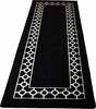 Vaip Conceptum Hypnose Bague, 80 x 300 cm, must