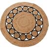 Ümmargune vaip HS Decoration Boho, 120 cm, džuudist