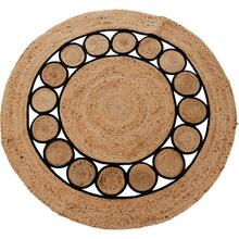 Ümmargune vaip HS Decoration Boho, 120 cm, džuudist