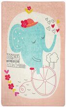 Vaip Conceptum Hypnose Elephants Bike 876CHL1088, 140 x 190 cm, roosa