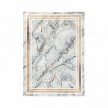 Vaip Eltap Squitta, 150 x 80 cm, kuldne/valge/hall