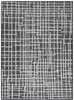 Vaip Hacano Vinea Lines, 120 x 170 cm, must/kreemjas