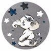 Vaip Hakano Tinies Elephant, 120 x 120 cm, valge/hall