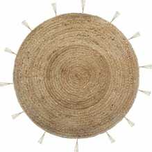 Dekoratiivne vaip Dekoracja Domu, 80 cm, ümmargune, narmastega