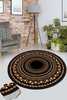 Vaip Conceptum Hypnose Mystic Mandala 286CHL7078, pruun, 100 cm x 100 cm