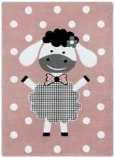 Vaip Hakano Tinies Dolly, 170 x 120 cm, valge/roosa