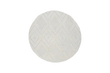 Vaip Venture Design Dahlia, 200 x 200 cm, valge
