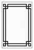 Vaip Conceptum Hypnose EEXFAB864, valge/must, 150 cm x 80 cm