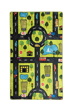 Vaip Conceptum Hypnose Green City 876CHL1157, 160 x 100 cm, mitmevärviline/roheline