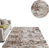 Vaip Strado Ombre Shaggy, 200 x 200 cm, heledapruun