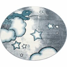 Laste vaip Ayyildiz Kids Blue 0580, 160 x 160 cm, sinine/hall