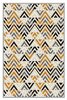 Vaip Conceptum Hypnose EEXFAB879 369HFT3969, 150 x 100 cm, valge/kollane/must