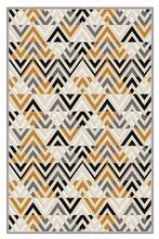 Vaip Conceptum Hypnose EEXFAB879 369HFT3969, 150 x 100 cm, valge/kollane/must