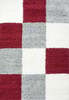 Vaip Ayyildiz Life Checked 1602301501, 230 x 160 cm, valge/hall/punane