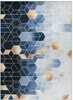 Vaip CUBE Arlen, 80 x 150 cm, sinine