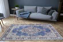 Vaip Conceptum Hypnose Blues Chenille AL 249 473RTP2133, 150 x 75 cm, tumesinine