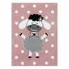 Vaip Hakano Tinies Dolly, 220 x 160 cm, valge/roosa