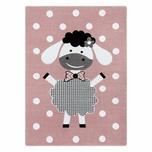 Vaip Hakano Tinies Dolly, 220 x 160 cm, valge/roosa