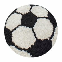 Vaip sise Ayyildiz Fun, valge/must, 100 cm x 100 cm