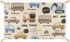 Vaip 4Living Truck, 120 x 70 cm, mitmevärviline