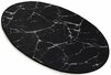 Vaip Conceptum Hypnose Marble Oval 882CHL2168, 90 x 60 cm, must