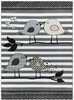 Vaip siseruumidesse Hakano Tinies Birds, 170 x 120 cm, valge/hall