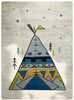 Vaip Hakano Tinies Tipi, 220 x 160 cm, hall/värviline
