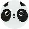 Vaip Hakano Tinies Panda, 140 x 140 cm, valge/must