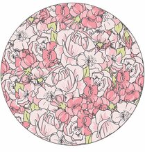 Vaip Conceptum Hypnose Rosa 882CHL1882, 100 x 100 cm, roosa/roheline