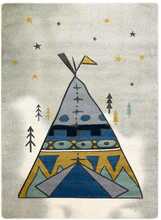 Vaip siseruumidesse Hakano Tinies Tipi, 170 x 120 cm, hall/mitmevärviline