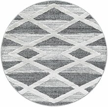 Ümmargune vaip Ayyildiz Pisa Geometric 4709, 160 x 160 cm, hall