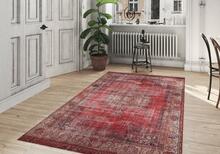 Uksematt Conceptum Hypnose Blues Chenille AL 119, 75 x 230 cm, punane/mitmevärviline